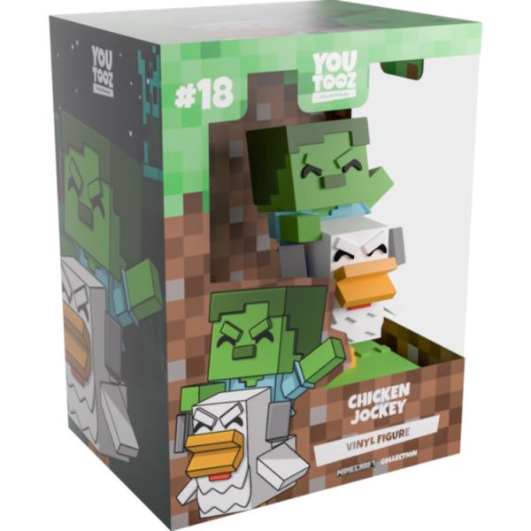 (預購) Youtooz Minecraft 雞騎士 Chicken Jockey 4.5吋 搪膠公仔 (預購) Youtooz Minecraft 雞騎士 Chicken Jockey 4.5吋 搪膠公仔