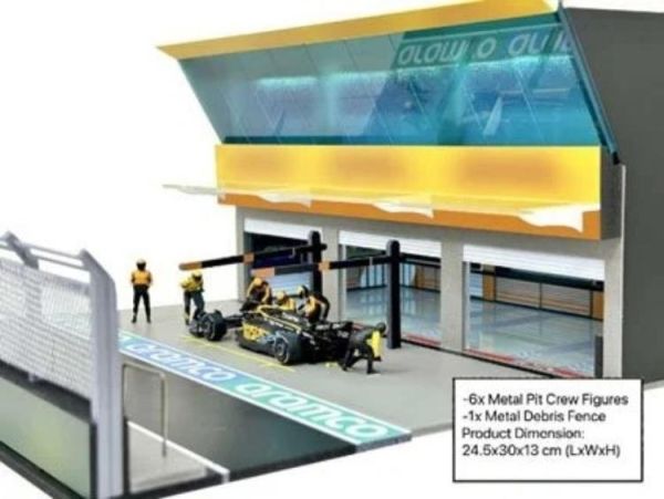 (預購) American Diorama 1/64 1:64 Grand Prix Paddock Diorama Team Orange 橘隊 AD-2445 20260507 American Diorama 1/64 1:64 Grand Prix Paddock Diorama Team Orange 橘隊 AD-2445