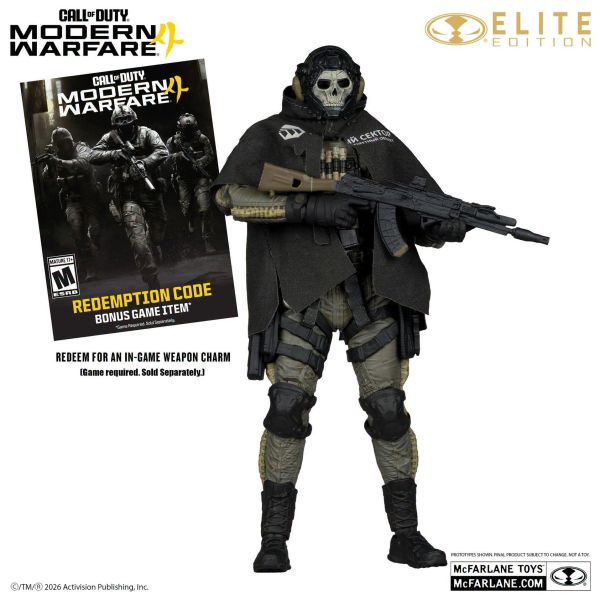 (預購) Mcfarlane 使命召喚 幽靈cod 菁英版 可動完成品 20261124 Mcfarlane 使命召喚 幽靈cod 菁英版 可動完成品