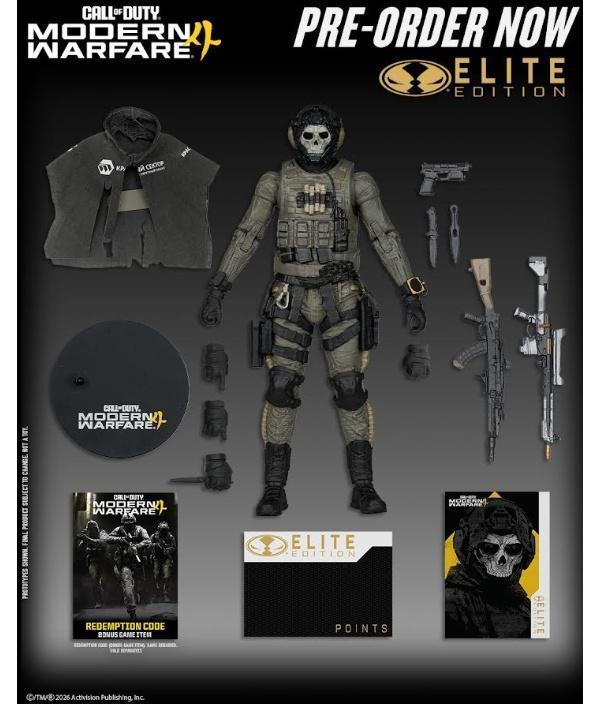 (預購) Mcfarlane 使命召喚 幽靈cod 菁英版 可動完成品 20261124 Mcfarlane 使命召喚 幽靈cod 菁英版 可動完成品