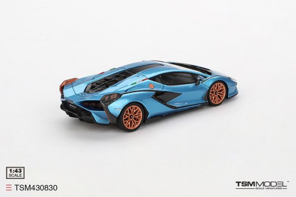TSM MODEL 1/43 藍寶堅尼 Lamborghini Sián FKP 37  Blu Aegir TSM430830 TSM MODEL 1/43 藍寶堅尼 Lamborghini Sián FKP 37  Blu Aegir TSM430830