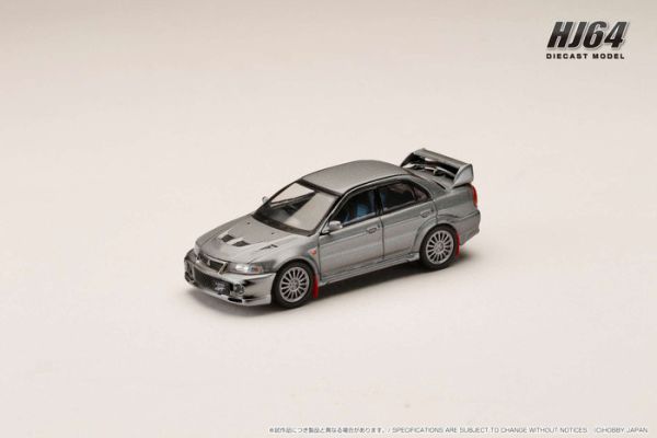 Hobby JAPAN 1/64 三菱 MITSUBISHI LANCER GSR EVOLUTION 6 (CP9A) 1999 with Mud flap 白金灰改裝版 HJ642033AGM Hobby JAPAN 1/64 三菱 MITSUBISHI LANCER GSR EVOLUTION 6 (CP9A) 1999 with Mud flap 白金灰改裝版 HJ642033AGM