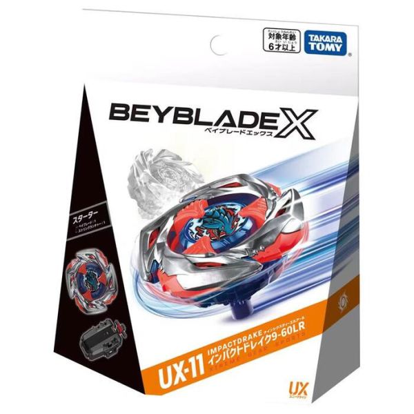 TAKARATOMY 戰鬥陀螺X UX-11 衝擊龍神 豪華組 TAKARATOMY 戰鬥陀螺X UX-11 衝擊龍神 豪華組