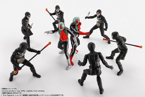 BANDAI S.H.Figuarts SHF 真骨彫製法 假面騎士 修卡戰鬥員地獄的昭和怪人版 可動完成品 BANDAI S.H.Figuarts SHF 真骨彫製法 假面騎士 修卡戰鬥員地獄的昭和怪人版 可動完成品