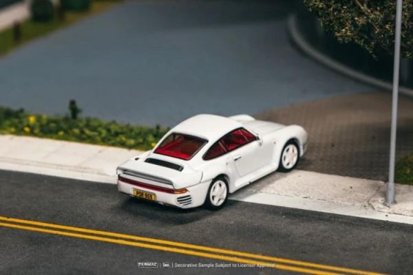 (預購) [吊卡版] TARMAC WORKS 1/64 保時捷 GLOBAL64 Porsche 959 White T64G-068-WH 20260525 [吊卡版] TARMAC WORKS 1/64 保時捷 GLOBAL64 Porsche 959 White T64G-068-WH