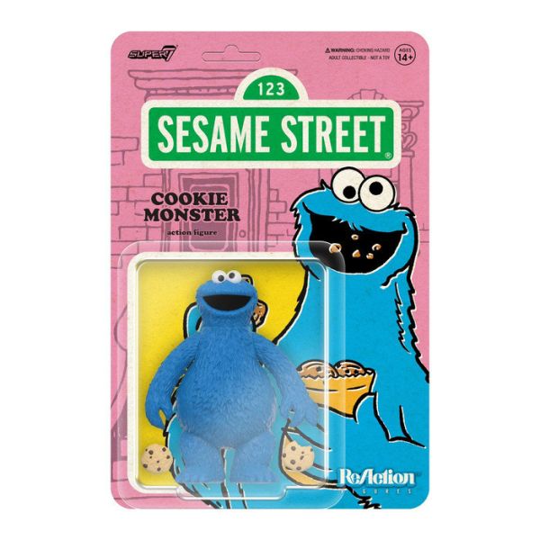 Super7 3.75吋 芝麻街 Sesame Street 餅乾怪獸 Cookie Monster Wave 2 可動完成品 Super7 3.75吋 芝麻街 Sesame Street 餅乾怪獸 Cookie Monster Wave 2 可動完成品