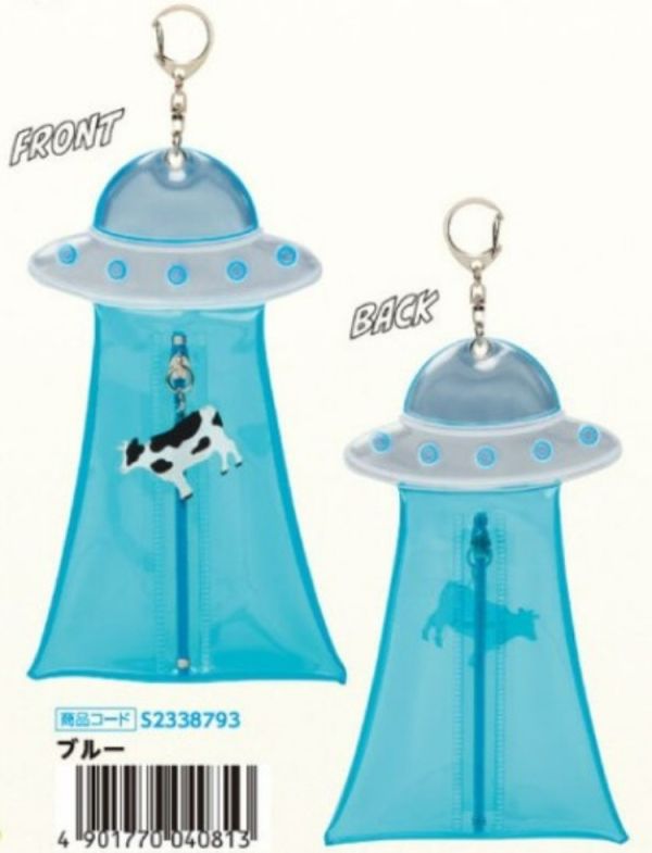 (預購) SUN STAR 不明飛行物 飛碟 扁平收納包 黃色 20251125 SUN STAR 不明飛行物 飛碟 扁平收納包 黃色