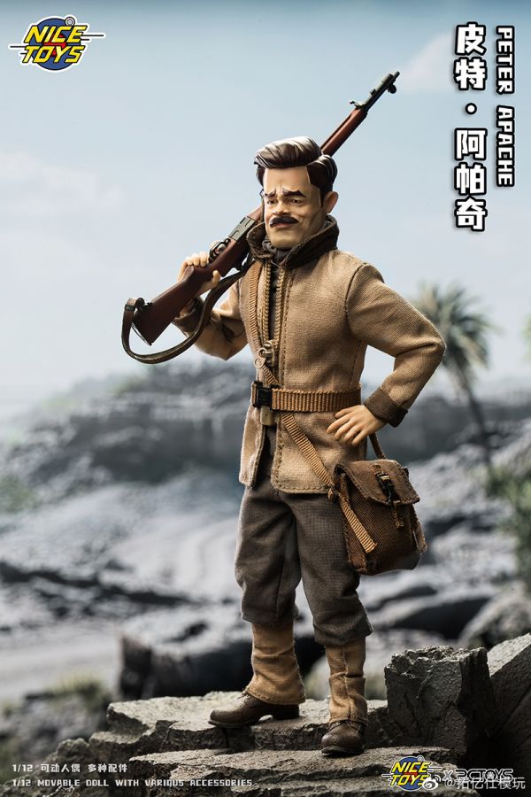 NICETOYS 1/12 萌軍系列 第一彈 阿帕奇 可動完成品  NICETOYS 1/12 萌軍系列 第一彈 阿帕奇 可動完成品 