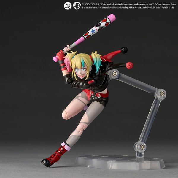 KAIYODO 海洋堂 REVOLTECH 驚奇山口 異世界自殺突擊隊 哈莉·奎茵 可動完成品 KAIYODO 海洋堂 REVOLTECH 驚奇山口 異世界自殺突擊隊 哈莉·奎茵 可動完成品