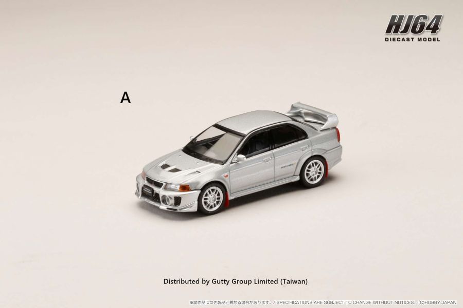 Hobby JAPAN 1/64 三菱 MITSUBISHI LANCER GSR  5 (CP9A) EVO5代(CP9) 98年式 (附擋泥板) 衛星銀 HJ642032AS Hobby JAPAN 1/64 三菱 MITSUBISHI LANCER GSR  5 (CP9A) EVO5代(CP9) 98年式 (附擋泥板) 衛星銀 HJ642032AS