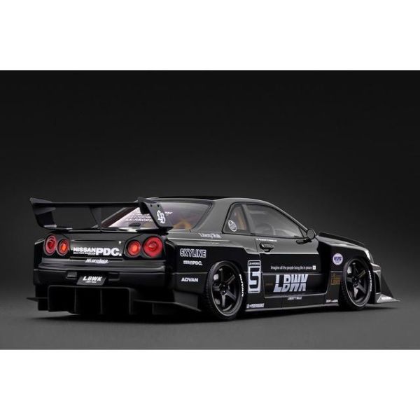 (預購) ignition model 1/18 日產 LB-ER34 Super Silhouette SKYLINE Black IG4135 20260820 ignition model 1/18 日產 LB-ER34 Super Silhouette SKYLINE Black IG4135