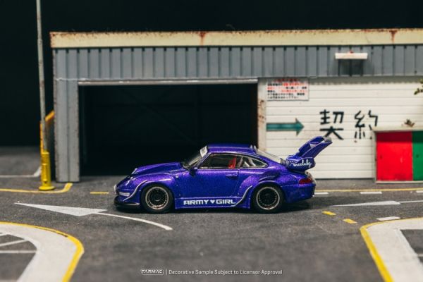 (預購) TARMAC WORKS 1/64 保時捷 RWB 993 ARMY GIRL T64-TL017-AG (預購) TARMAC WORKS 1/64 保時捷 RWB 993 ARMY GIRL T64-TL017-AG
