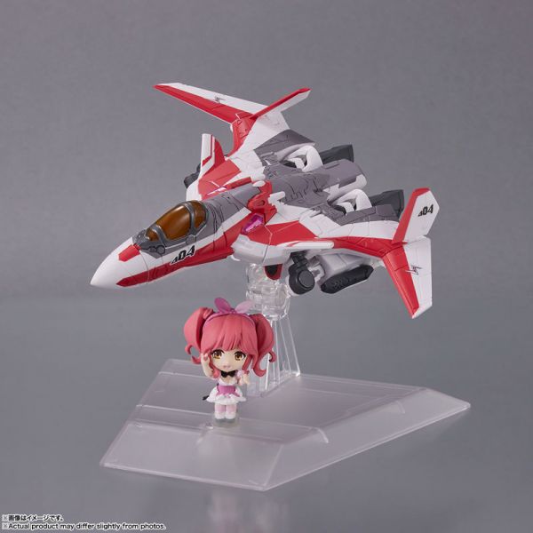BANDAI TINY SESSION 超時空要塞Delta VF-31C 齊格菲 米拉潔機＆瑪基娜 BANDAI TINY SESSION 超時空要塞Delta VF-31C 齊格菲 米拉潔機＆瑪基娜