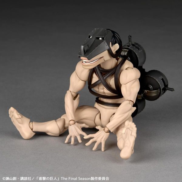 (預購) Kaiyodo 海洋堂 Revoltech 驚奇山口 進擊的巨人 車力巨人 可動完成品 20261027 Kaiyodo 海洋堂 Revoltech 驚奇山口 進擊的巨人 車力巨人 可動完成品