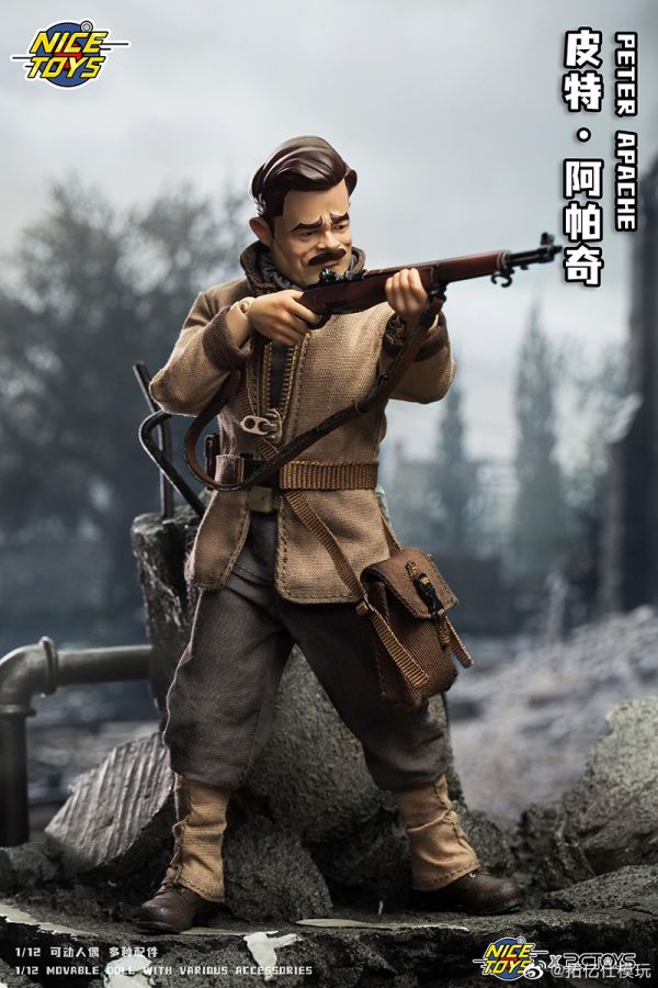 NICETOYS 1/12 萌軍系列 第一彈 阿帕奇 可動完成品  NICETOYS 1/12 萌軍系列 第一彈 阿帕奇 可動完成品 