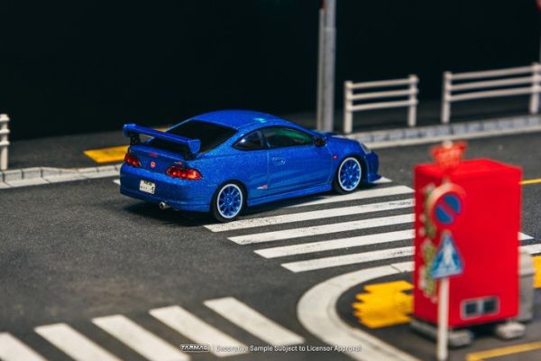 TARMAC WORKS 1/64 本田 Honda Integra TYPE R DC5 Custom Blue Metallic T64R-TL022-BL TARMAC WORKS 1/64 本田 Honda Integra TYPE R DC5 Custom Blue Metallic T64R-TL022-BL