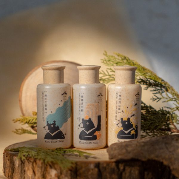 【滿2500贈】檜純沐/髮/潤50ml 隨機乙瓶-瓶身含30%麥稈 檜木, 洗髮, 沐浴, 潤髮, 護髮,精油, 檜木精油, 扁柏, 天然