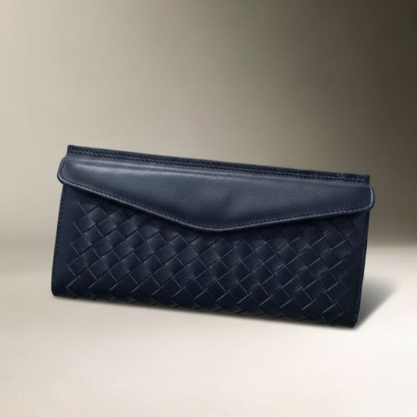 【新品上市】序・深藍 編織真皮長夾 高端長夾,商務長夾,編織長夾,真皮長夾,男用長夾,商務皮夾,簡約皮夾,長皮夾推薦,深藍長夾,黑色長夾,灰色長夾