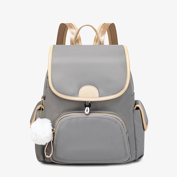 【旅遊系列】繁星之夜-牛津後背包-星塵灰 牛津千層後背包,多功能收納,防潑水牛津布,7個夾層,時尚設計,高品質材料,耐用背包,便捷旅行,时尚背包,日常使用,後背包