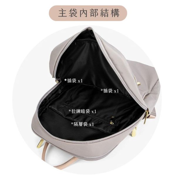 【可放14吋筆電】Signature 雙主袋極簡後背包｜乾淨霧灰 14吋筆電後背包, 後背托特包, 兩用後背包, 通勤包推薦, 可放筆電包款, 大容量後背包, LINGWEI 後背包, 上班族包包, 旅行後背包