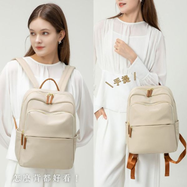 【可放A4】Signature 雙主袋極簡後背包｜乾淨霧灰 A4後背包, 雙主袋後背包, 極簡後背包, 通勤後背包, 上班族包包, 大容量後背包, LINGWEI 後背包, 文件包推薦, 都會後背包