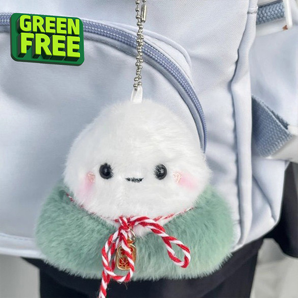 招財粽粽 Lucky Zong(深綠) 招財粽粽 Lucky Zong,可愛吊飾,粽子吊飾,招財吊飾,幸運小物,LINGWEI,小夥伴系列,吊飾禮物,療癒小物,包包吊飾