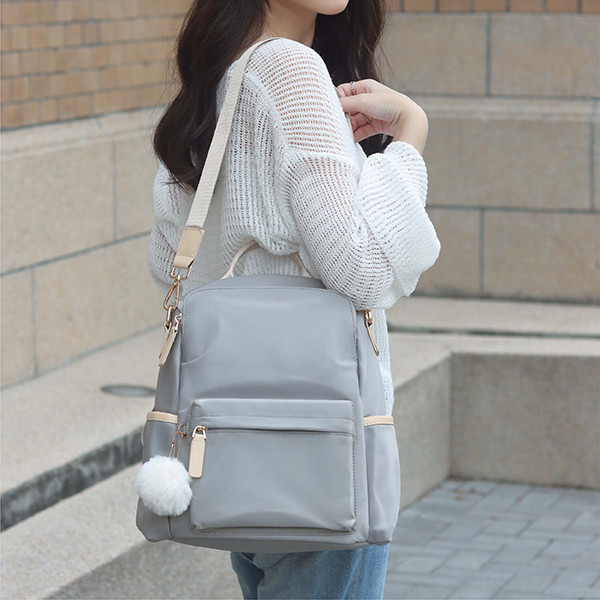 【防盜系列】3way升級防盜後背包-耀黑色 牛津千層後背包,多功能收納,防潑水牛津布,7個夾層,時尚設計,高品質材料,耐用背包,便捷旅行,时尚背包,日常使用,後背包