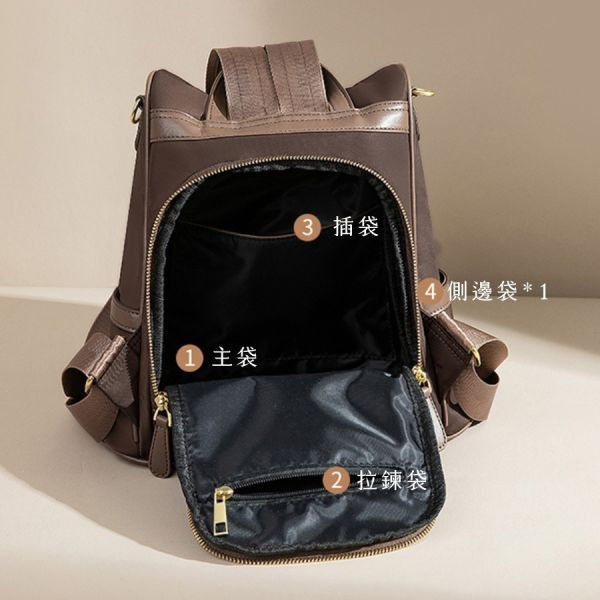 【可放14吋筆電】Versa 後背托特兩用後背包｜手稿深棕 14吋筆電後背包, 後背托特包, 兩用後背包, 通勤包推薦, 可放筆電包款, 大容量後背包, LINGWEI 後背包, 上班族包包, 旅行後背包