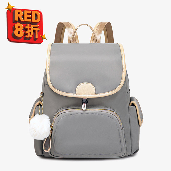 【旅遊系列】繁星之夜-牛津後背包-星塵灰 牛津千層後背包,多功能收納,防潑水牛津布,7個夾層,時尚設計,高品質材料,耐用背包,便捷旅行,时尚背包,日常使用,後背包