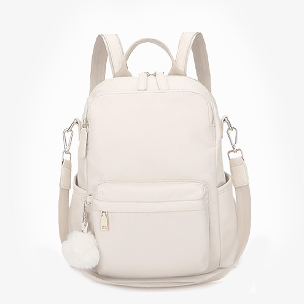 【升級系列】3way大開口輕量後背包-升級米白色 