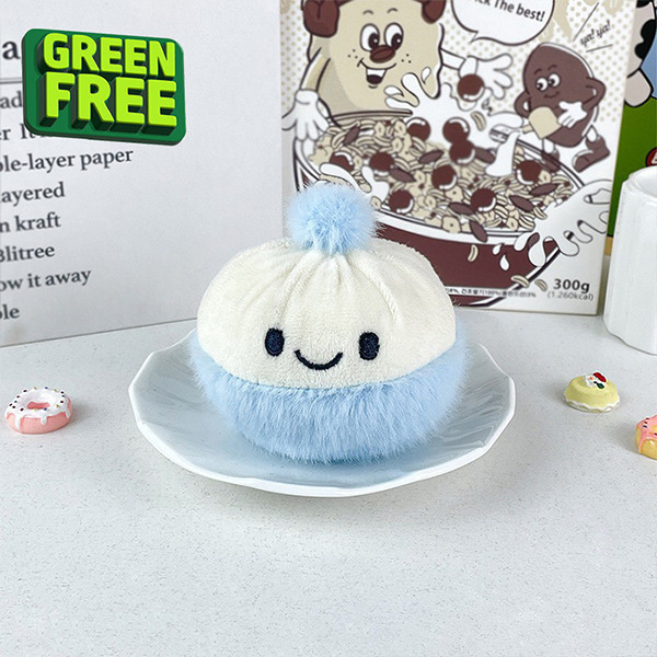 包包仔 Blue Bun 包包仔 Blue Bun,可愛吊飾,包子吊飾,早餐吊飾,LINGWEI,小夥伴系列,吊飾禮物,療癒小物,可愛小物,包包吊飾