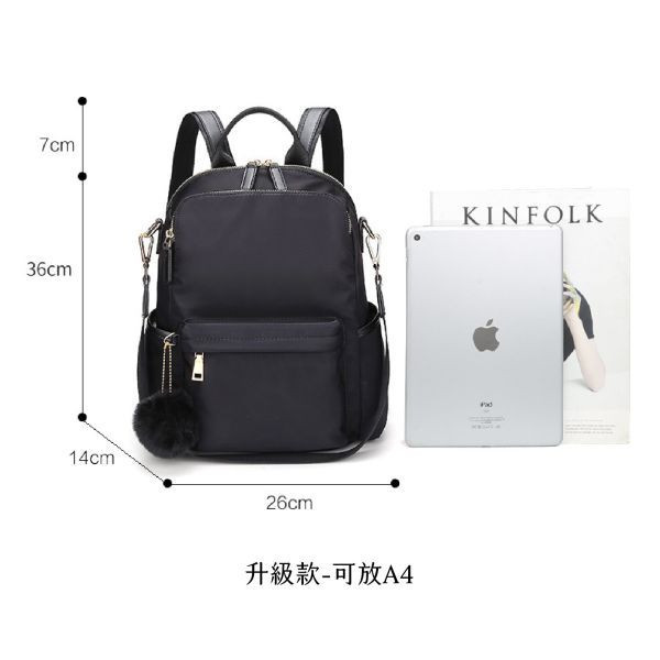 【升級系列】3way大開口輕量後背包-升級米白色 