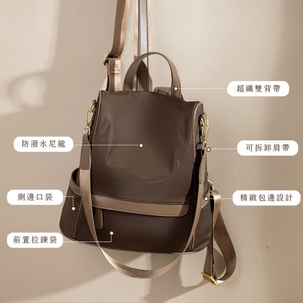 【可放A4】Versa  後背托特兩用後背包｜手稿深棕 後背托特包, 兩用後背包, 可放A4包款, 通勤後背包, 托特後背包, 大容量包包, LINGWEI 後背包, 上班族包款, 旅行後背包