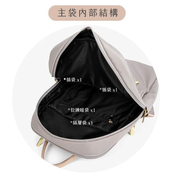 【可放14吋筆電】Signature 雙主袋極簡後背包｜敘事墨藍 14吋筆電後背包, 後背托特包, 兩用後背包, 通勤包推薦, 可放筆電包款, 大容量後背包, LINGWEI 後背包, 上班族包包, 旅行後背包