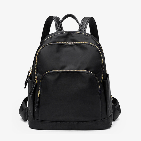 【防盜系列】牛津千層後背包-M款-杏拚棕色 牛津千層後背包,大後背包,A4 後背包,多層收納背包,LINGWEI,大容量背包,牛津布後背包,通勤背包,防潑水背包