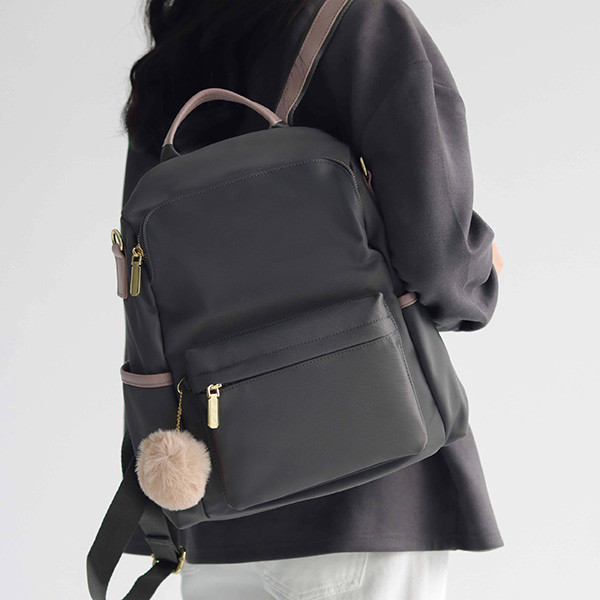 【防盜系列】復古色3way尼龍輕量後背包-沙漠卡其色 牛津千層後背包,多功能收納,防潑水牛津布,7個夾層,時尚設計,高品質材料,耐用背包,便捷旅行,时尚背包,日常使用,後背包