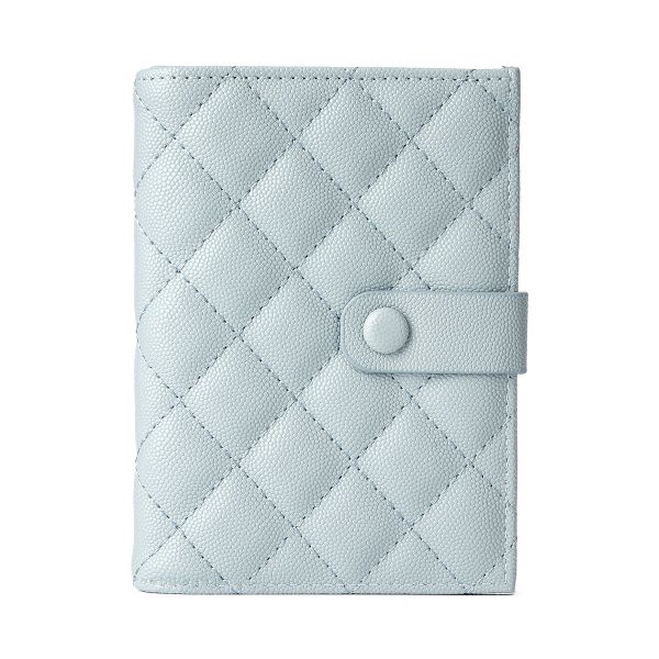 【旅行小管家】小香風護照皮夾-冰川藍 旅行護照夾, 小香風皮夾, 小香風護照夾, 出國收納, 證件夾, 護照皮套, 多卡位皮夾, LINGWEI 旅行小物, 輕旅行收納