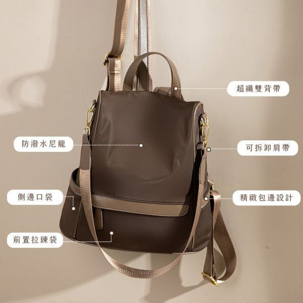 【可放A4】Versa 後背托特兩用後背包｜手稿深棕 後背托特包, 兩用後背包, 可放A4包款, 通勤後背包, 托特後背包, 大容量包包, LINGWEI 後背包, 上班族包款, 旅行後背包