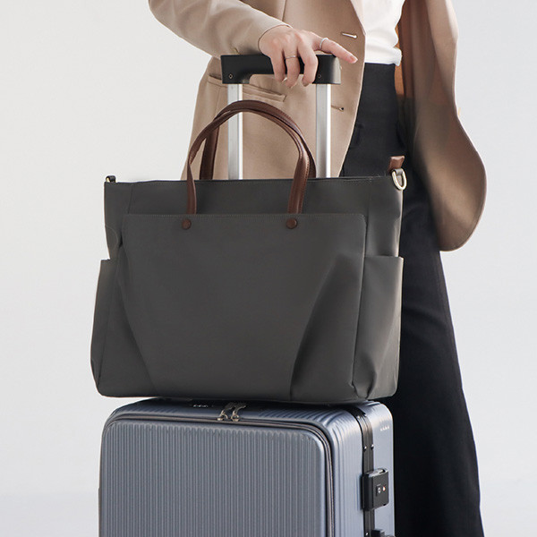 Muse Tote (15.6吋)大容量通勤托特電腦包-卡其色 
