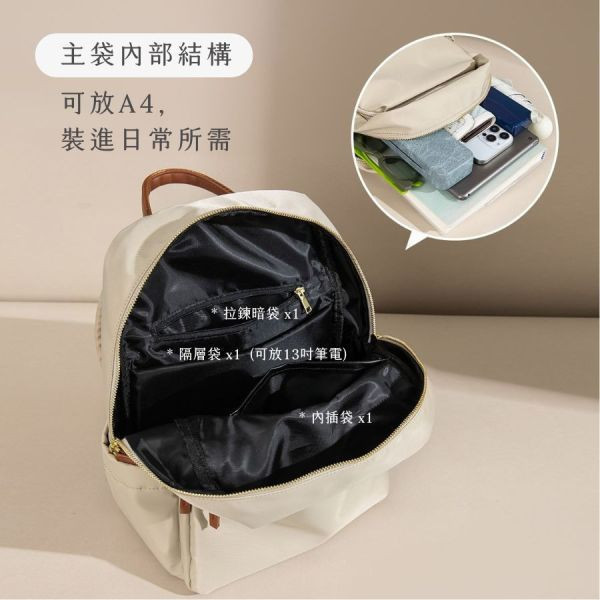 【可放A4】Signature 雙主袋極簡後背包｜經典極黑 A4後背包, 雙主袋後背包, 極簡後背包, 通勤後背包, 上班族包包, 大容量後背包, LINGWEI 後背包, 文件包推薦, 都會後背包