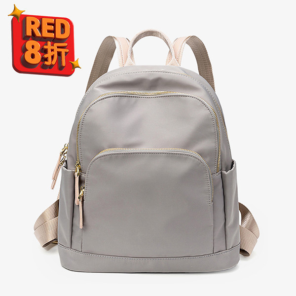 【防盜系列】牛津千層後背包-M款-冰川灰 牛津千層後背包,大後背包,A4 後背包,多層收納背包,LINGWEI,大容量背包,牛津布後背包,通勤背包,防潑水背包