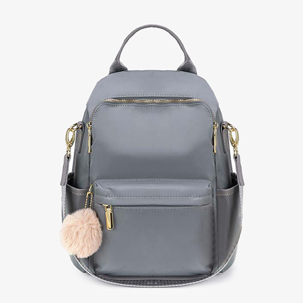 【防盜系列】復古色3way尼龍輕量後背包-暖栗咖啡色 牛津千層後背包,多功能收納,防潑水牛津布,7個夾層,時尚設計,高品質材料,耐用背包,便捷旅行,时尚背包,日常使用,後背包