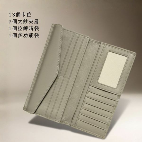 【新品上市】序・霧岩灰 編織真皮長夾 高端長夾,商務長夾,編織長夾,真皮長夾,男用長夾,商務皮夾,簡約皮夾,長皮夾推薦,深藍長夾,黑色長夾,灰色長夾