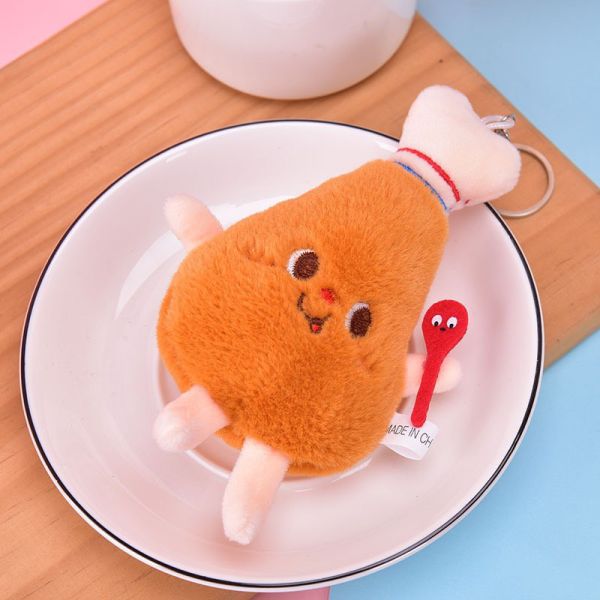 咔滋雞腿 Chickie 咔滋雞腿 Chickie, 可愛吊飾, 雞腿吊飾, 早餐吊飾, 可愛小物, LINGWEI, 小夥伴系列, 吊飾禮物, 療癒小物, 包包吊飾
