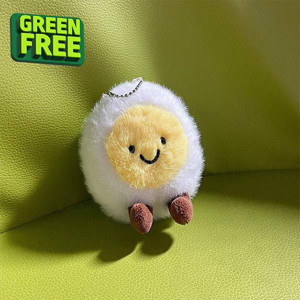 笑笑蛋 Eggy 笑笑蛋 Eggy,可愛吊飾,早餐吊飾,水煮蛋吊飾,LINGWEI,小夥伴系列,吊飾禮物,療癒小物,可愛小物,包包吊飾