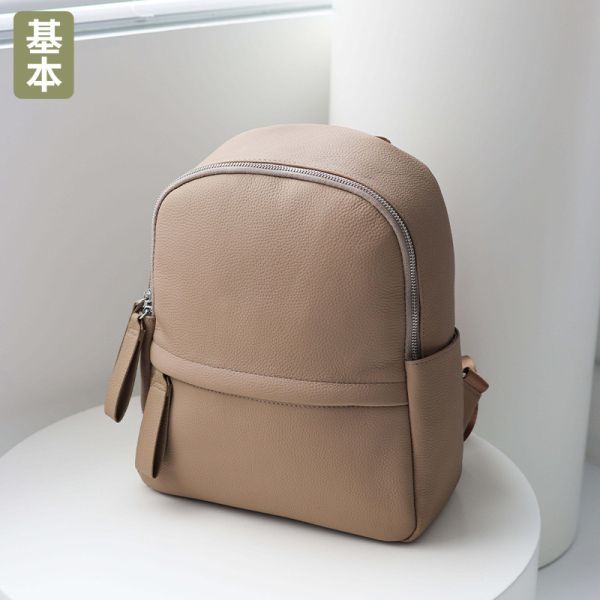 【可放IPAD】5色│經典頭層牛皮後背包 LINGWEI,後背包,經典牛皮,IPAD款,頭層牛皮,便攜IPAD, 耐久舒適,時尚配件, 商務旅行,可放筆電,筆電後背包