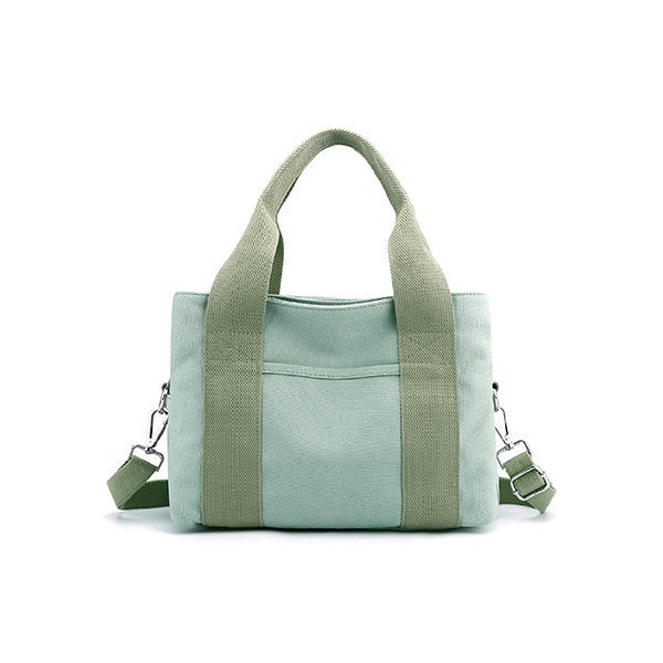 【熱銷冠軍】通勤│三明治提背兩用包 側背帆布包,拉鍊主袋,可放A5,時尚帆布包,輕盈設計,日常外出包款,旅行必備包袋,帆布包,環保帆布包