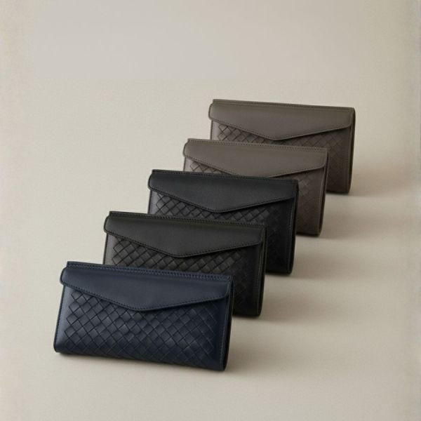 【新品上市】序・曜黑 編織真皮長夾 高端長夾,商務長夾,編織長夾,真皮長夾,男用長夾,商務皮夾,簡約皮夾,長皮夾推薦,深藍長夾,黑色長夾,灰色長夾