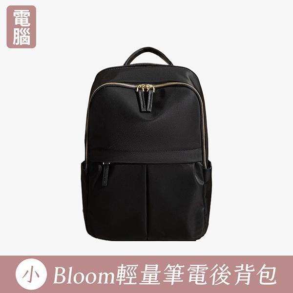 【14吋筆電】Bloom輕量筆電後背包｜經典極黑 Bloom輕量筆電後背包, 後背托特包, 兩用後背包, 通勤包推薦, 可放筆電包款, 大容量後背包, LINGWEI 後背包, 上班族包包, 旅行後背包