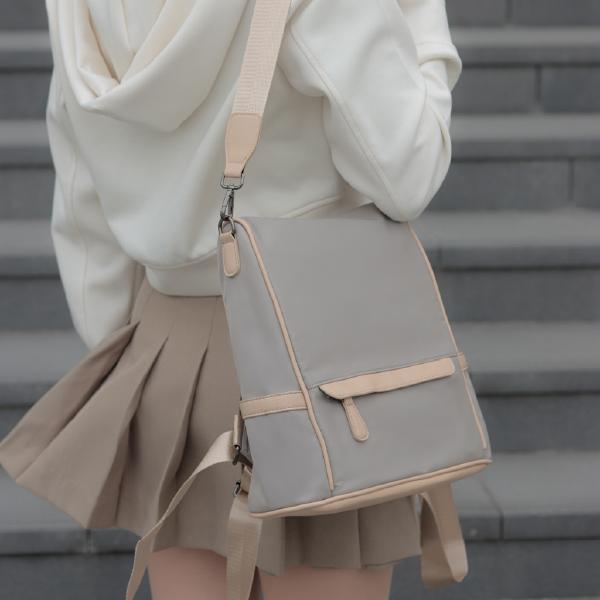 【防盜系列】【小款】Versa 後背托特兩用後背包｜落筆醇黑 後背托特包, 兩用後背包, 可放A4包款, 通勤後背包, 托特後背包, 大容量包包, LINGWEI 後背包, 上班族包款, 旅行後背包